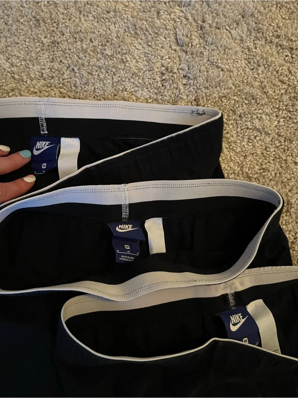 Nike three pairs